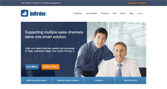 Desktop Screenshot of getinorder.com